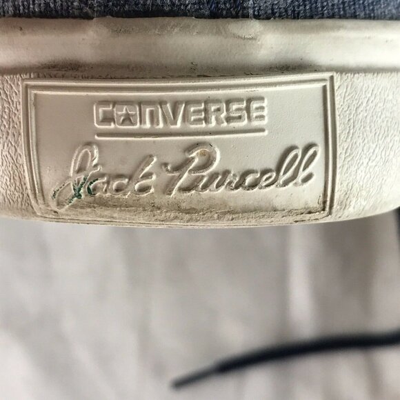 Converse Jack Purcell Blue Denim Sneakers Shoes - Picture 5 of 7